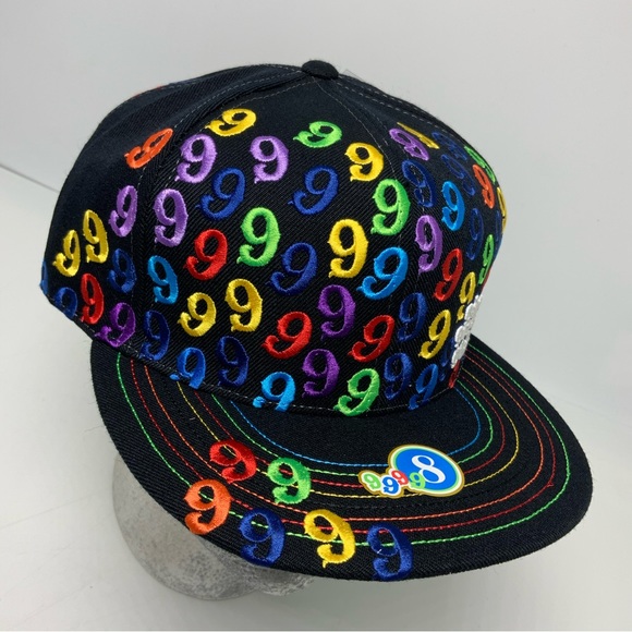 Gino Green Global Black Multicolor 59FIFTY Hat - Picture 3 of 5